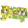 Weidmüller 1552670000 Aardklem 3.50 mm Spanveer Geel, Groen 50 stuk(s) Piece