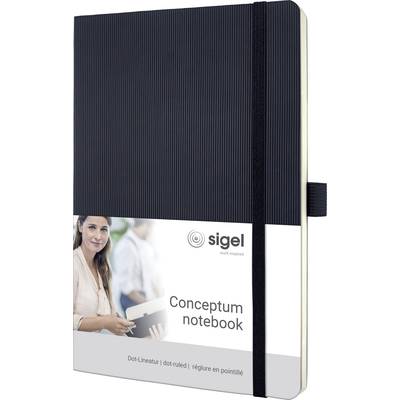Sigel CONCEPTUM® CO309 Notitieboek Dotted, (punten) Zwart Aantal pagina's: 97 DIN A5
