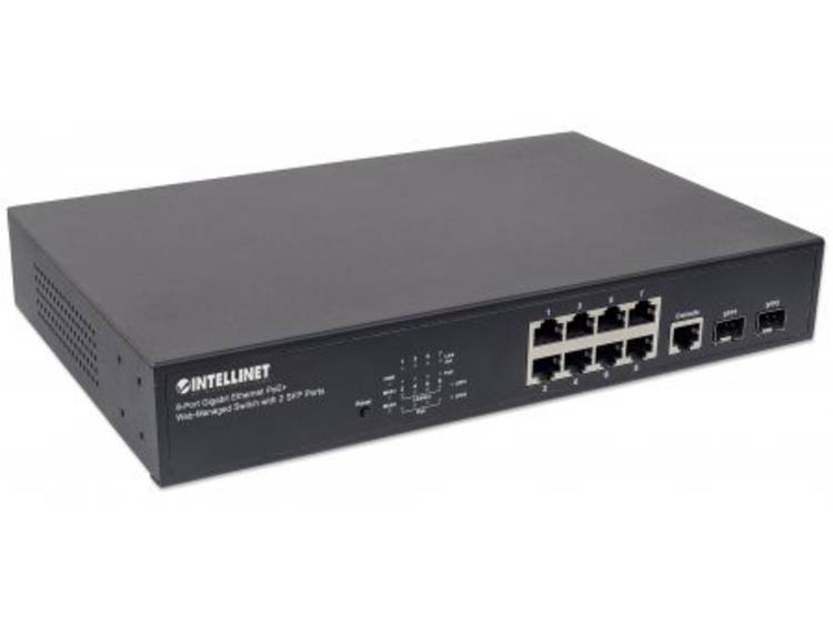 Intellinet 561167 Netwerk switch RJ45 8 poorten 10-100-1000 Mbit-s