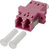 Metz Connect 15090075-I Koppeling voor glasvezelkabels Violet 1 stuk(s)