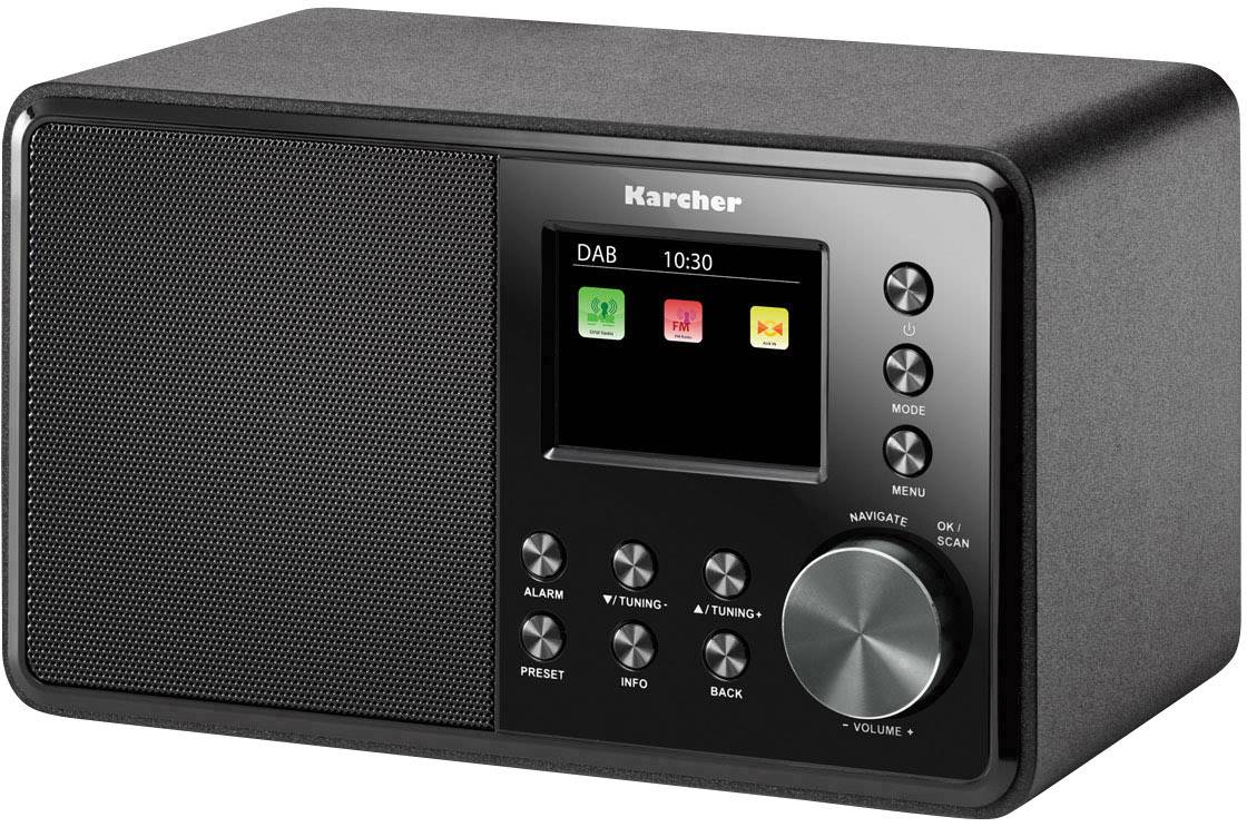 Karcher DAB 3000 Tafelradio DAB+ AUX Zwart Conrad.nl