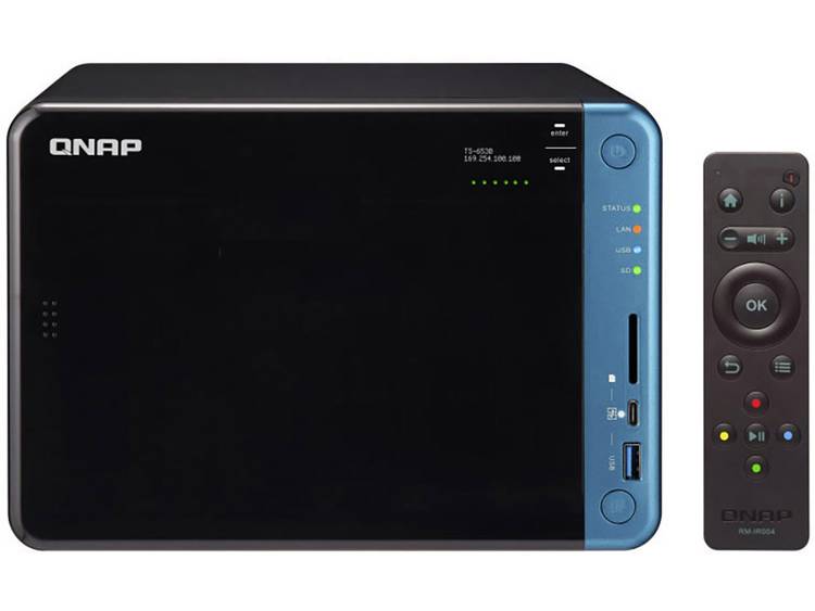 QNAP TS-653B NAS Toren Ethernet LAN Zwart