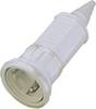 MENNEKES 10751 Koppeling met randaarde Kunststof 230 V Wit IP44
