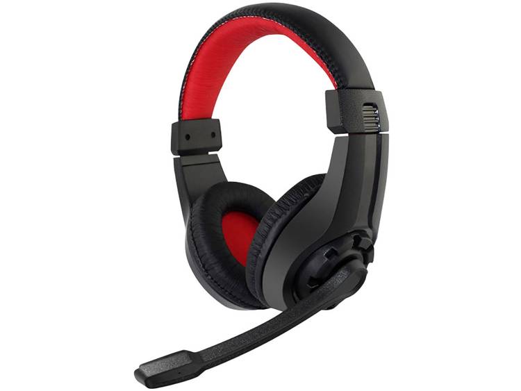 Gaming headset 3.5 mm jackplug Kabelgebonden Gembird GHS-01 On Ear Zwart