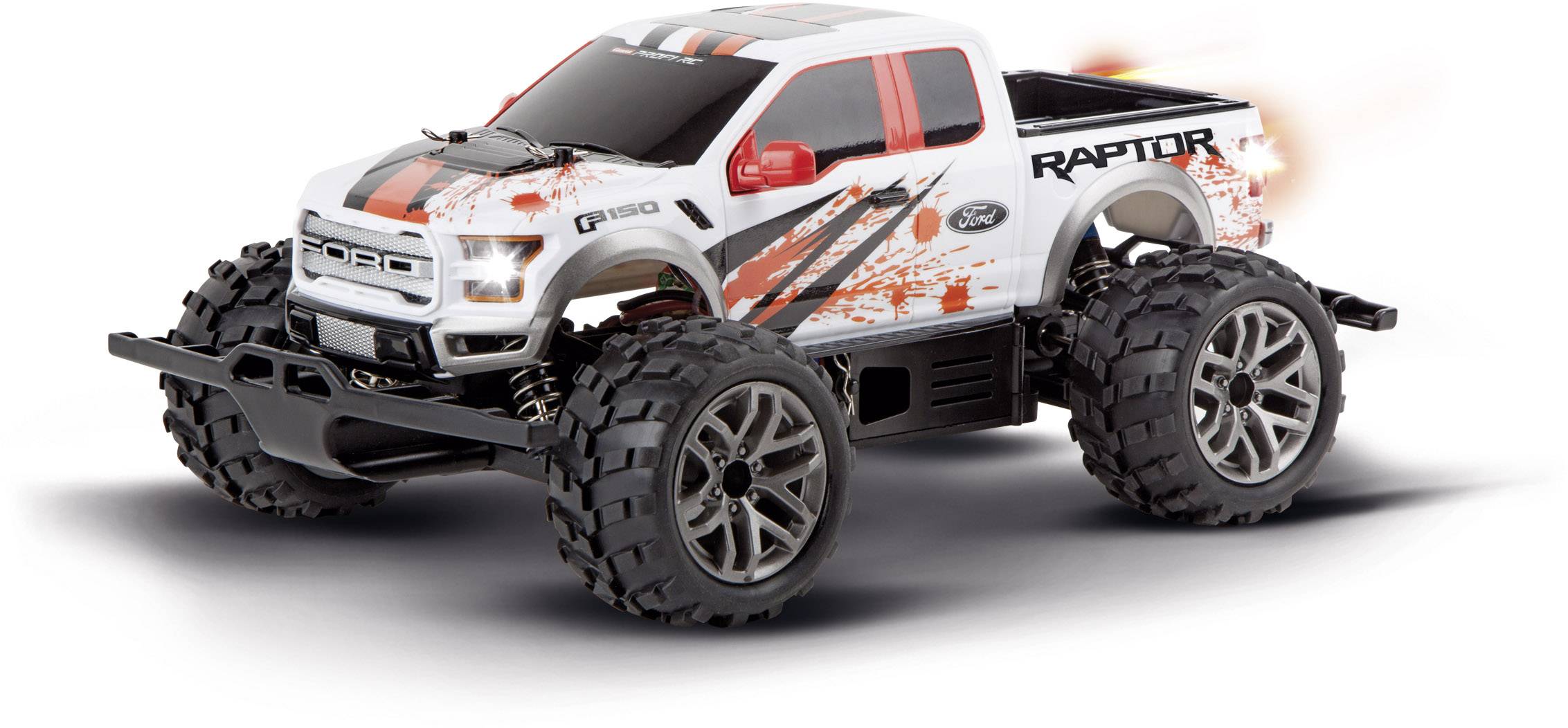 Carrera RC 370183017 Ford F-150 Raptor 1:18 RC modelauto voor beginners Elektro Monstertruck 4WD Incl. accu en lader