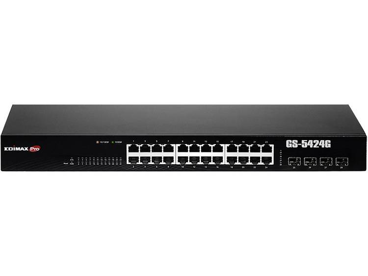 EDIMAX Pro GS-5424G Netwerk switch RJ45-SFP 24 poorten