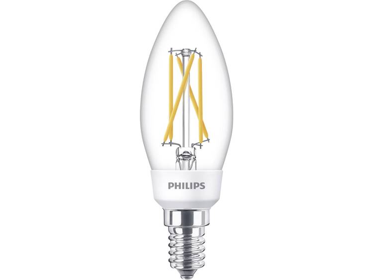 Philips Lighting 80975400 LED-lamp E14 Kaars 5 W = 40 W Warmwit SceneSwitch Energielabel A+ (A++ E) 