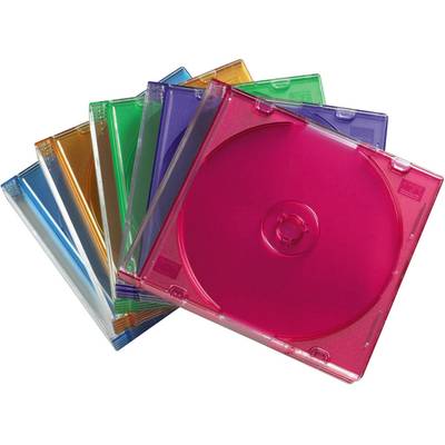 Net zo Zeemeeuw Triatleet Hama CD-hoes slim 1 CD/DVD/Blu-Ray Polystereen Transparant blauw,  Transparant oranje, Transparant violet, Transparant g kopen ? Conrad  Electronic