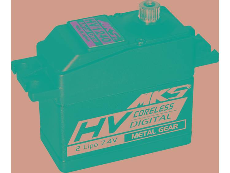 MKS Standaard servo HV1240 Digitale servo Materiaal (aandrijving): Metaal Stekkersysteem: JR-stekker