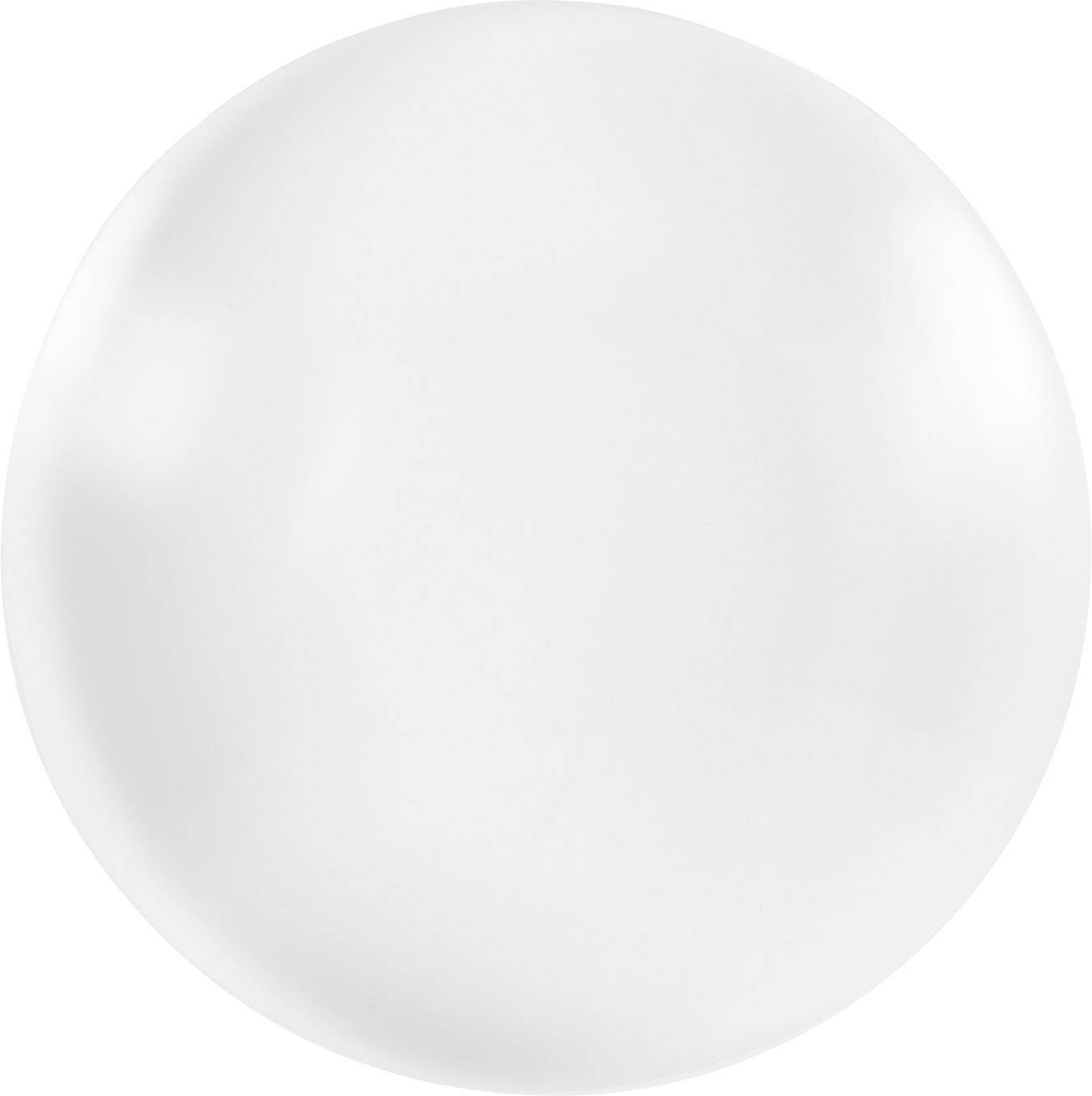 Witte, gladde bol voor neutrale achtergrond.