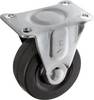 TOOLCRAFT TO-5137890 Bokwiel met schroefplaat 50 mm rubber Draagvermogen (max.): 50 kg