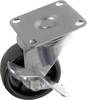 TOOLCRAFT TO-5137896 Zwenkwiel met rem 50 mm met schroefplaat Draagvermogen (max.): 50 kg