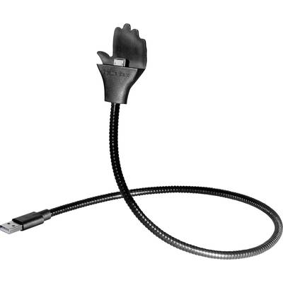 Maxtrack USB-kabel USB 2.0 USB-A stekker, USB-micro-B stekker 50.00 cm Zwart  MH 2 L