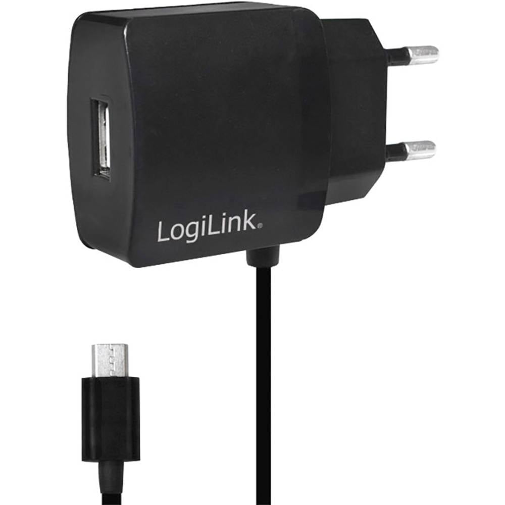 LogiLink Power Adapter Micro PA0146 USB-oplader Thuis Uitgangsstroom (max.) 2000 mA 2 x USB, Micro-USB-stekker