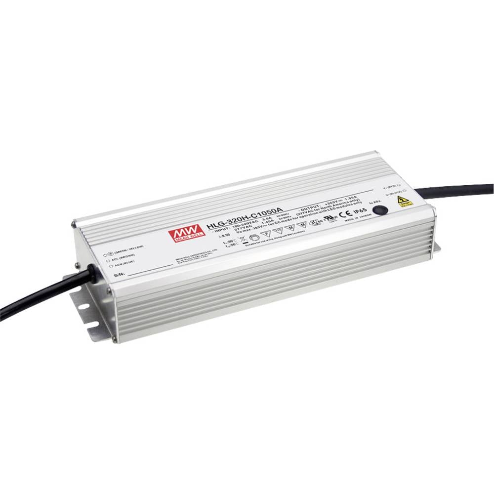 Mean Well HLG-320H-C1400A LED-driver Constante stroomsterkte 320.6 W 700 - 1400 mA 114 - 229 V/DC Instelbaar, Overbelastingsbescherming, Overspanning,