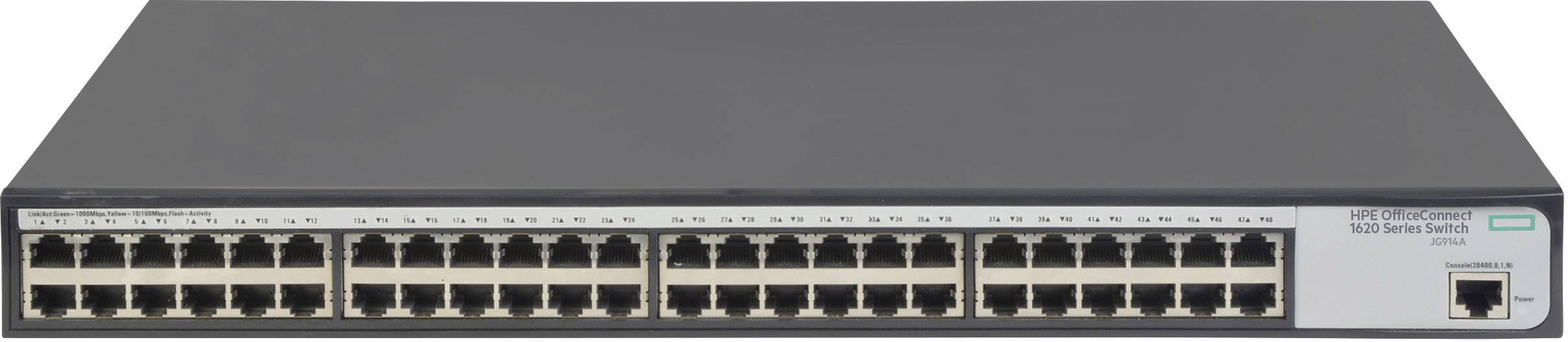 Hewlett Packard Enterprise JG914A#ABB HPE 1620-48G - Switch - verwaltet - 48 x Netwerk switch