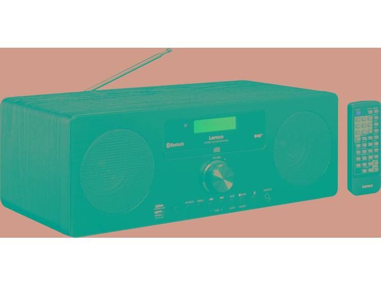 DAB+ Tafelradio Lenco DAR-060 AUX, Bluetooth, CD Zwart