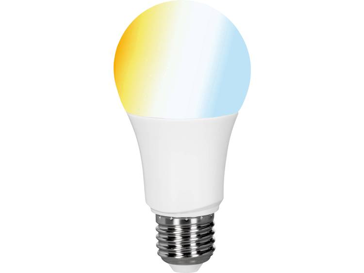 MÃ¼ller Licht 404004 LED-lamp E27 Peer 9 W = 60 W Warmwit tot koudwit Energielabel A+ (A++ E) 1 stuk