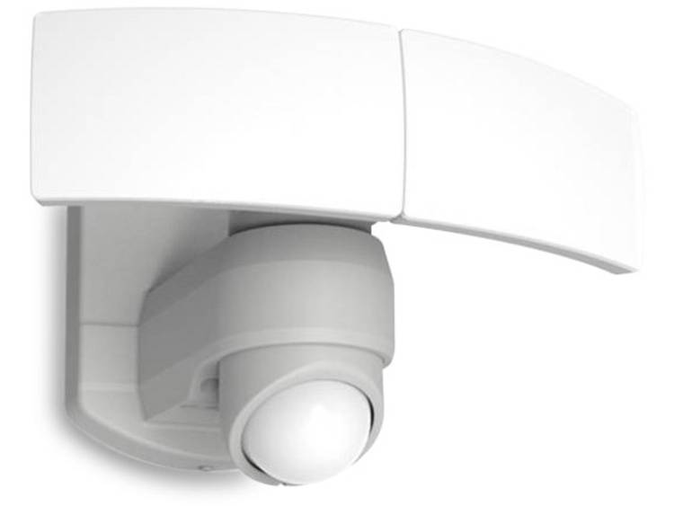 Lutec Arc 7632201053 LED-buitenschijnwerper met bewegingsmelder 19 W Neutraal wit Wit