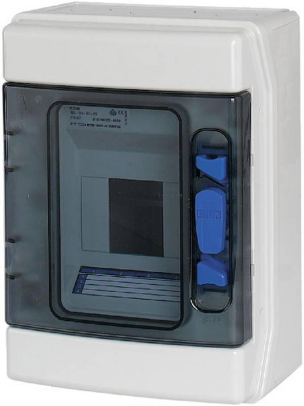 Eaton 174221 IKA-1/4-ST Kleine verdeelkast Opbouw (op muur) Aantal groepen: 4 Aantal rijen: 1 Inhoud: 1 stuk(s)