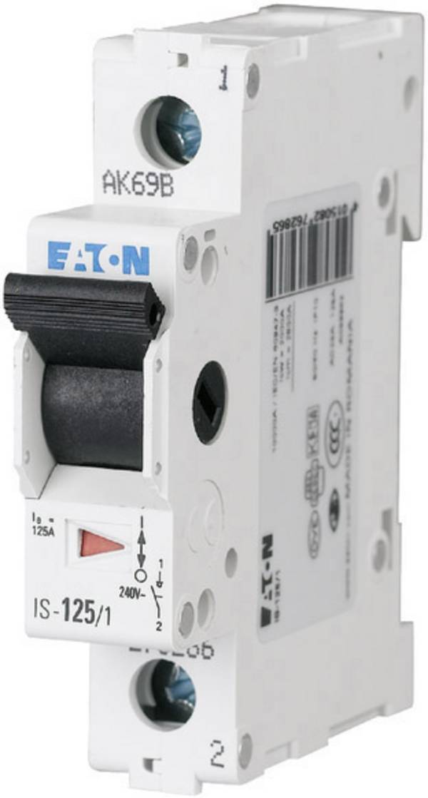 Hoofdschakelaar Meerdere kleuren 1-polig 16 A 1x NC, 1x NO 240 V/AC Eaton 276254