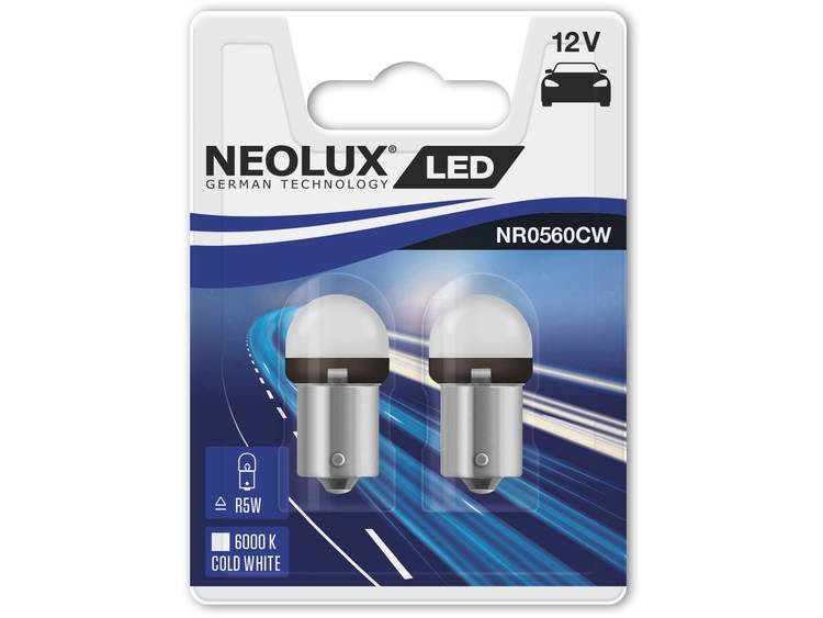 Neolux LED-signaallamp BA15s Koud-wit 12 V