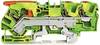 WAGO 2106-5307 Aardklem 7.50 mm Push-In-klem Groen, Geel 25 stuk(s)