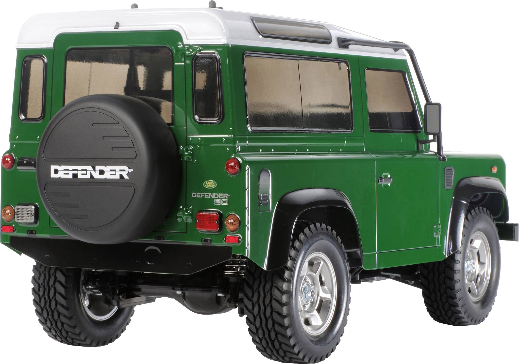 Tamiya Land Rover Defender 90 110 Brushed RC auto Elektro Crawler 4WD Bouwpakket Conrad.be Tamiya Land Rover Defender 90 110 Brushed RC auto Elektro Crawler 4WD Bouwpakket Conrad.be