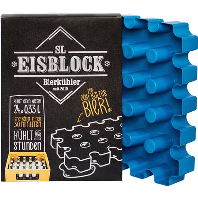 SL Eisblock 24x0,33l Flessenkoeler  Contact  Blauw  