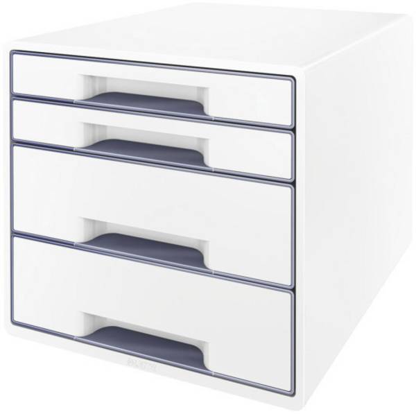 Leitz WOW Cube 5213 5213-20-01 Ladebox Wit 4 x DIN A4 Aantal lades: 4