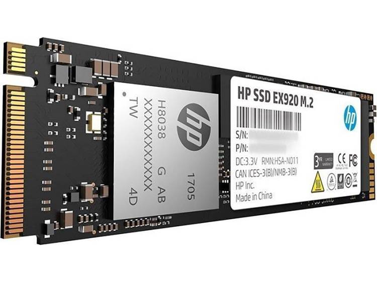 HP 2YY45AA#ABB SATA M.2 SSD 2280 harde schijf 256 GB EX920 Retail PCIe 3.0 x4