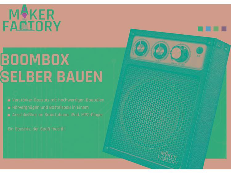 Bouwpakket MAKERFACTORY 150394 MF Boom-Box-Bausatz