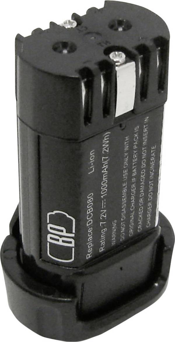 Beltrona DEW90606181 Gereedschapsaccu Vervangt originele accu Dewalt DCB080 7.2 V 1000 mAh Li-ion