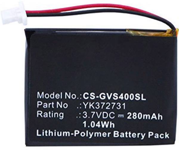 Beltrona Accu voor navigatiesysteem Vervangt originele accu PL482730, YK372731 3.7 V 280 mAh