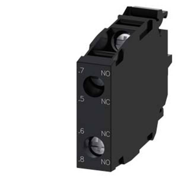 Siemens 3SU1400-1AA10-1RA0 Contactmodule Voorijlend 1x NC, 1x NO  Contact element  1 stuk(s) Piece