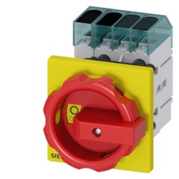 Lastscheidingsschakelaar Rood, Geel 4-polig 16 mm² 32 A 690 V/AC Siemens 3LD32540TL53