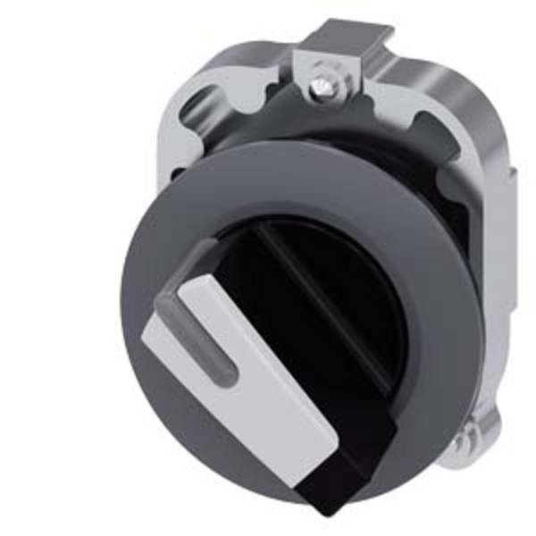 Siemens 3SU10622DF600AA0 3SU1062-2DF60-0AA0 Knevelschakelaar Verlicht Knevel Wit 1 x 90 °  1 stuk(s)