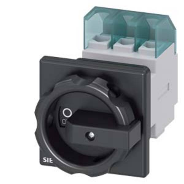 Lastscheidingsschakelaar Zwart 3-polig 16 mm² 25 A 690 V/AC Siemens 3LD21540TK51