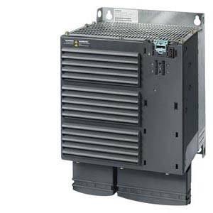 Industrieel schakeltoestel met ventilatierooster en aansluitingen aan de voorzijde, gemonteerd op een metalen plaat.