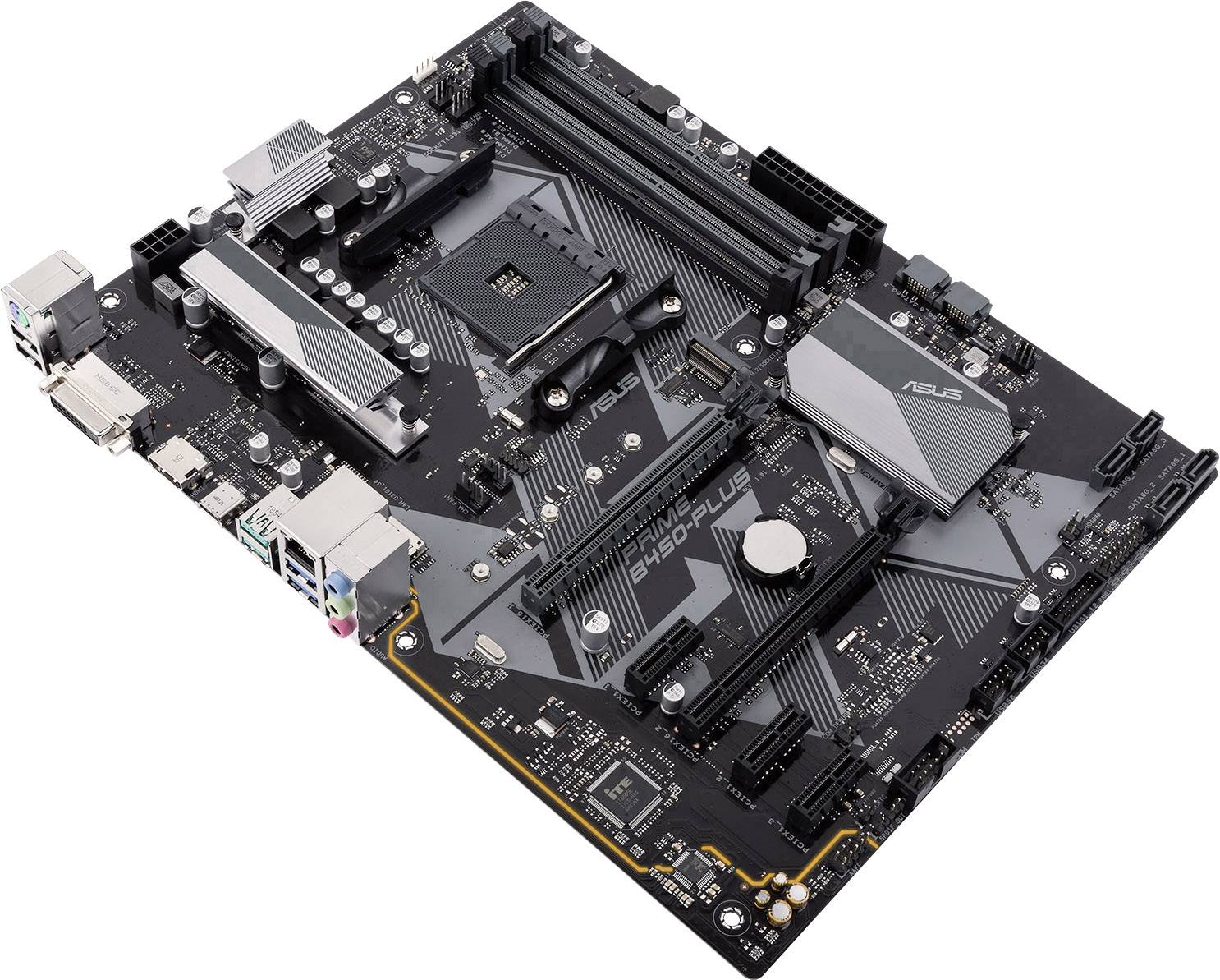 Asus Prime B450 Plus Moederbord Socket Amd Am4 Vormfactor Atx Moederbord Chipset Amd® B450