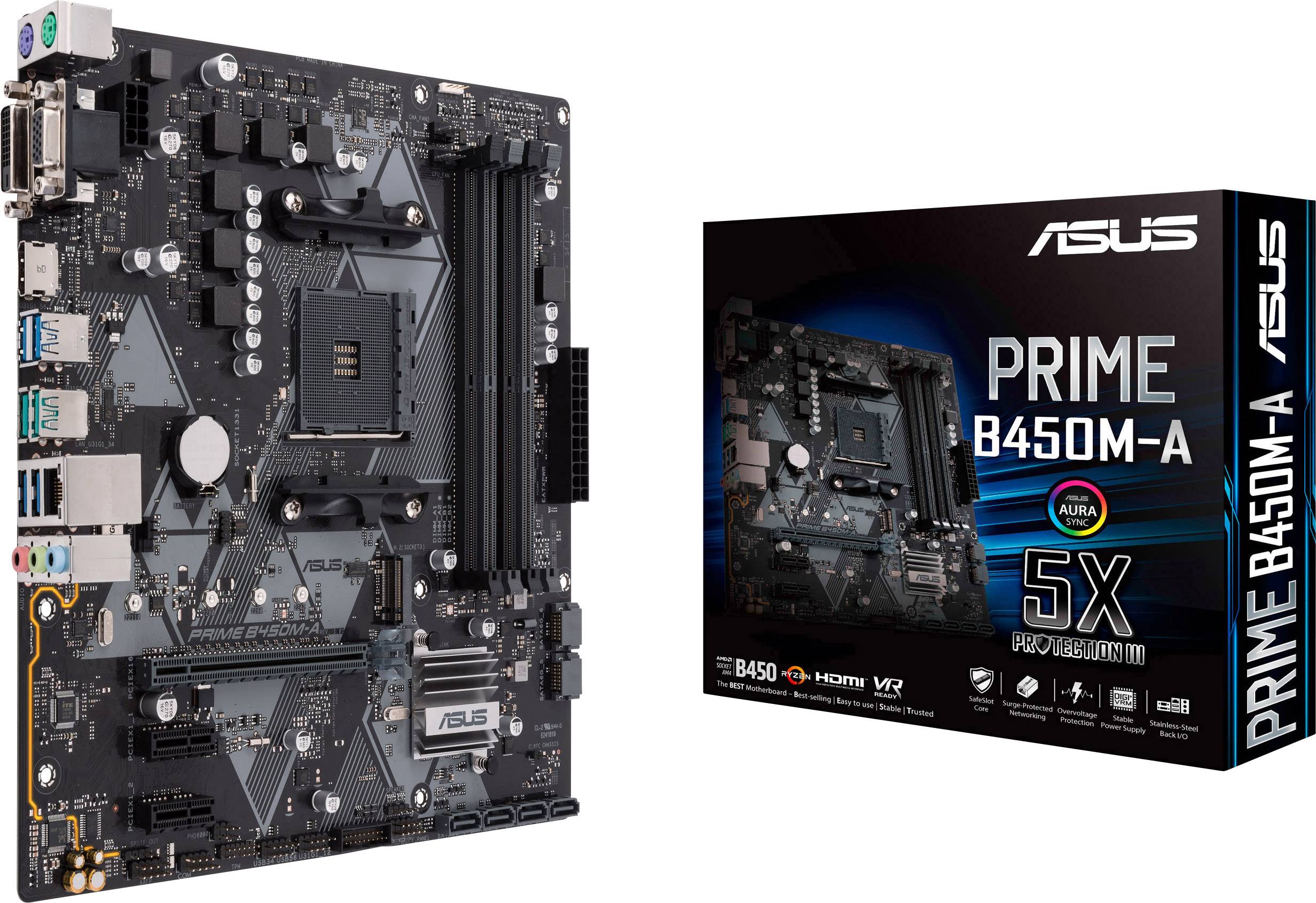 Asus prime b450m a разгон процессора