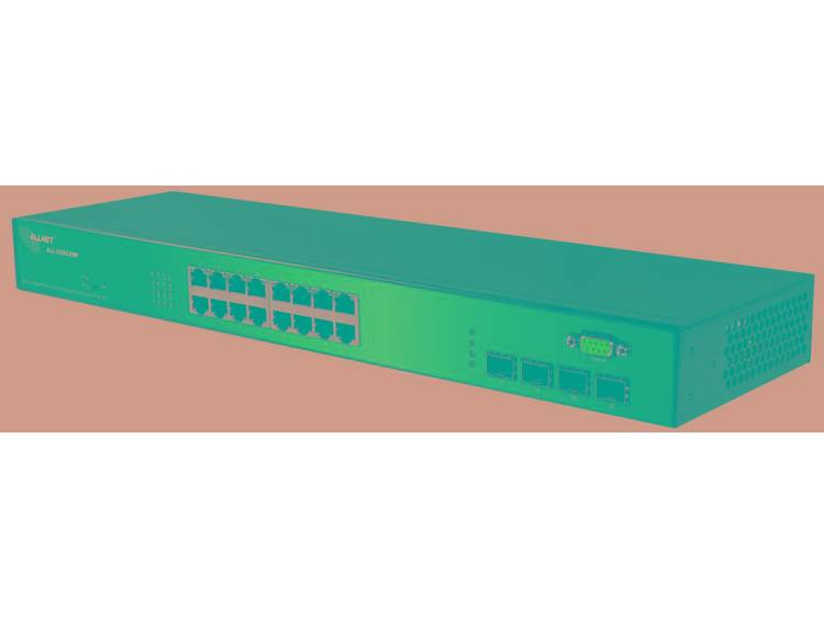 Allnet ALL-SG8420M 19 netwerk-switch RJ45-SFP 16 + 4 poorten 1.000 Mbit-s