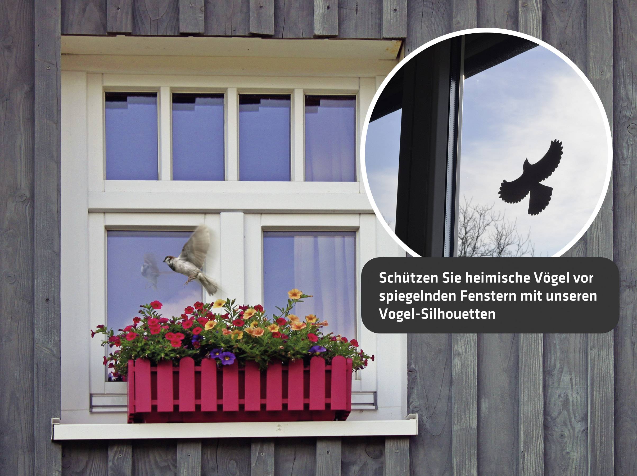 Gardigo Birdprotection Raamsticker Functies: Afschrikking 5 stuk(s)-5