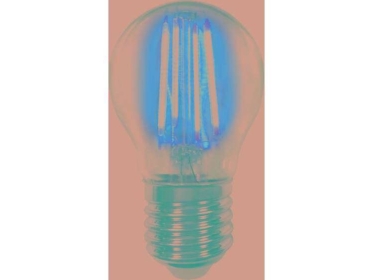 LightMe LED-lamp E27 Kogel 4 W Rood Energielabel: B Filament-Retro-LED 1 stuks