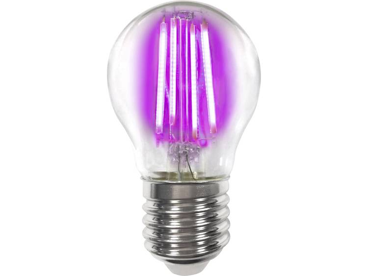LightMe LED-lamp E27 Kogel 4 W Roze Energielabel: A Filament-Retro-LED 1 stuks