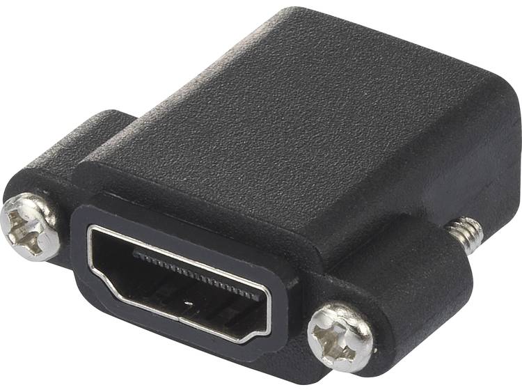SpeaKa Professional HDMI Adapter [1x HDMI-bus 1x HDMI-bus] Zwart Schroefbaar