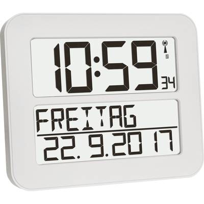 Digitale klok met de weergave '10:59', 'Vrijdag', '22-9-2017'.