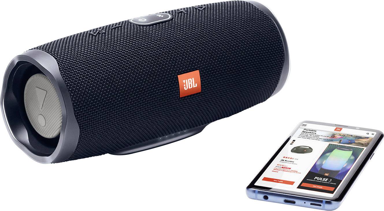 JBL Charge 4 Bluetooth luidspreker Outdoor, Waterafstotend, USB Zwart-7