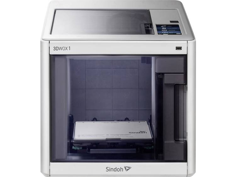 3D-printer Sindoh 3DWOX 2X 12,7 cm kleuren-touchscreen, geintegreerde camera, Flexibel metaalbed, incl. software
