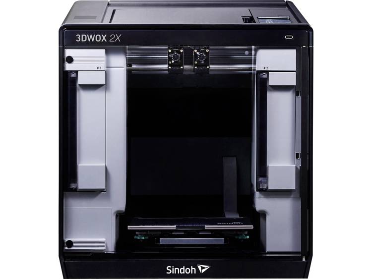 3D-printer Sindoh 3DWOX 2X 12,7 cm kleuren-touchscreen, geintegreerde camera, Flexibel metaalbed, in